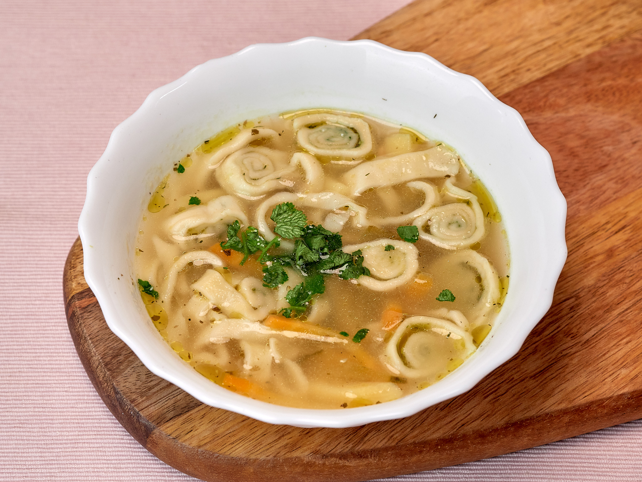 Позиции сервиса суп куриный с чесночными галушками от dobraya.su