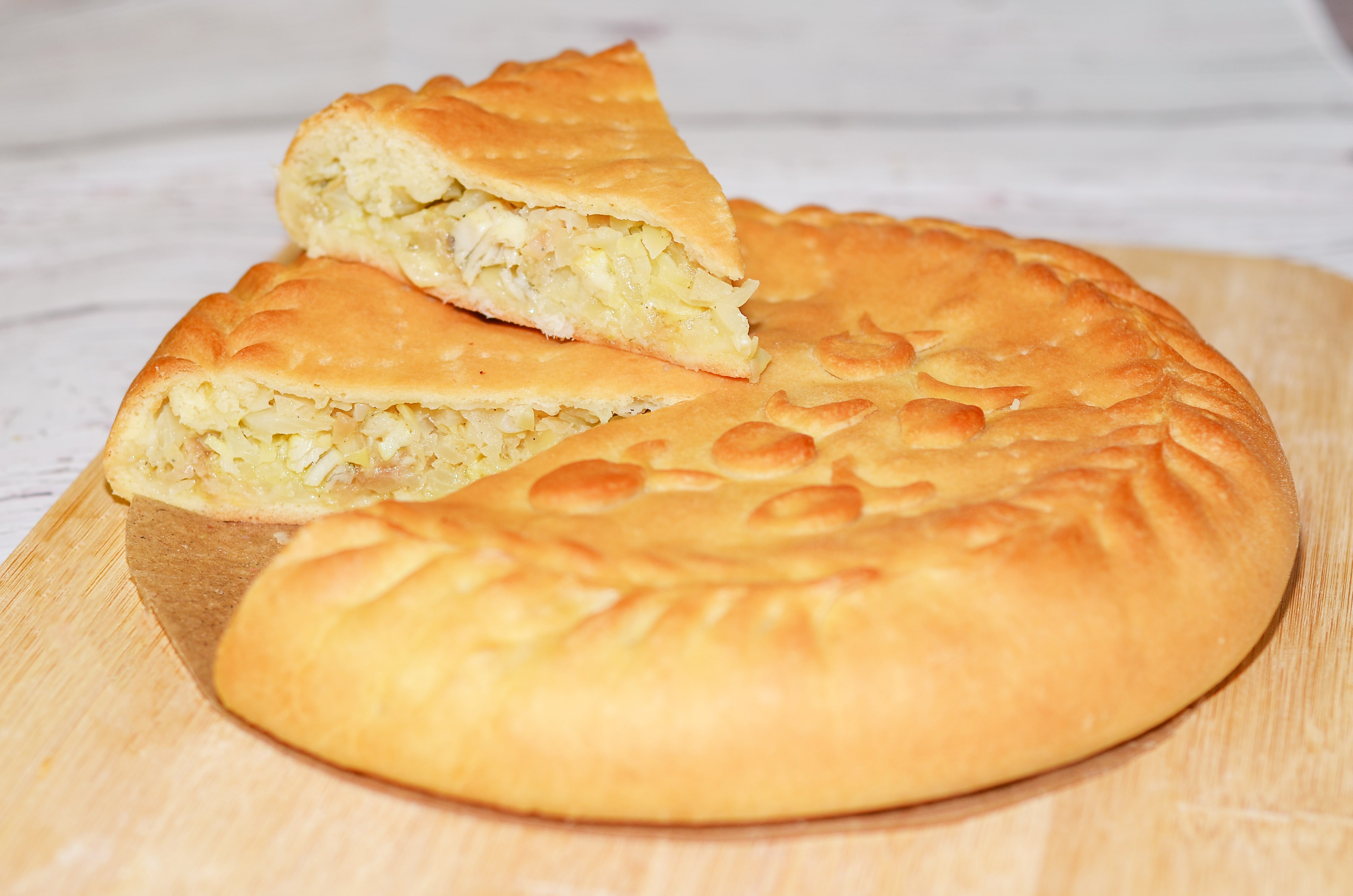Пирог с капустой и рыбой, 1000 г